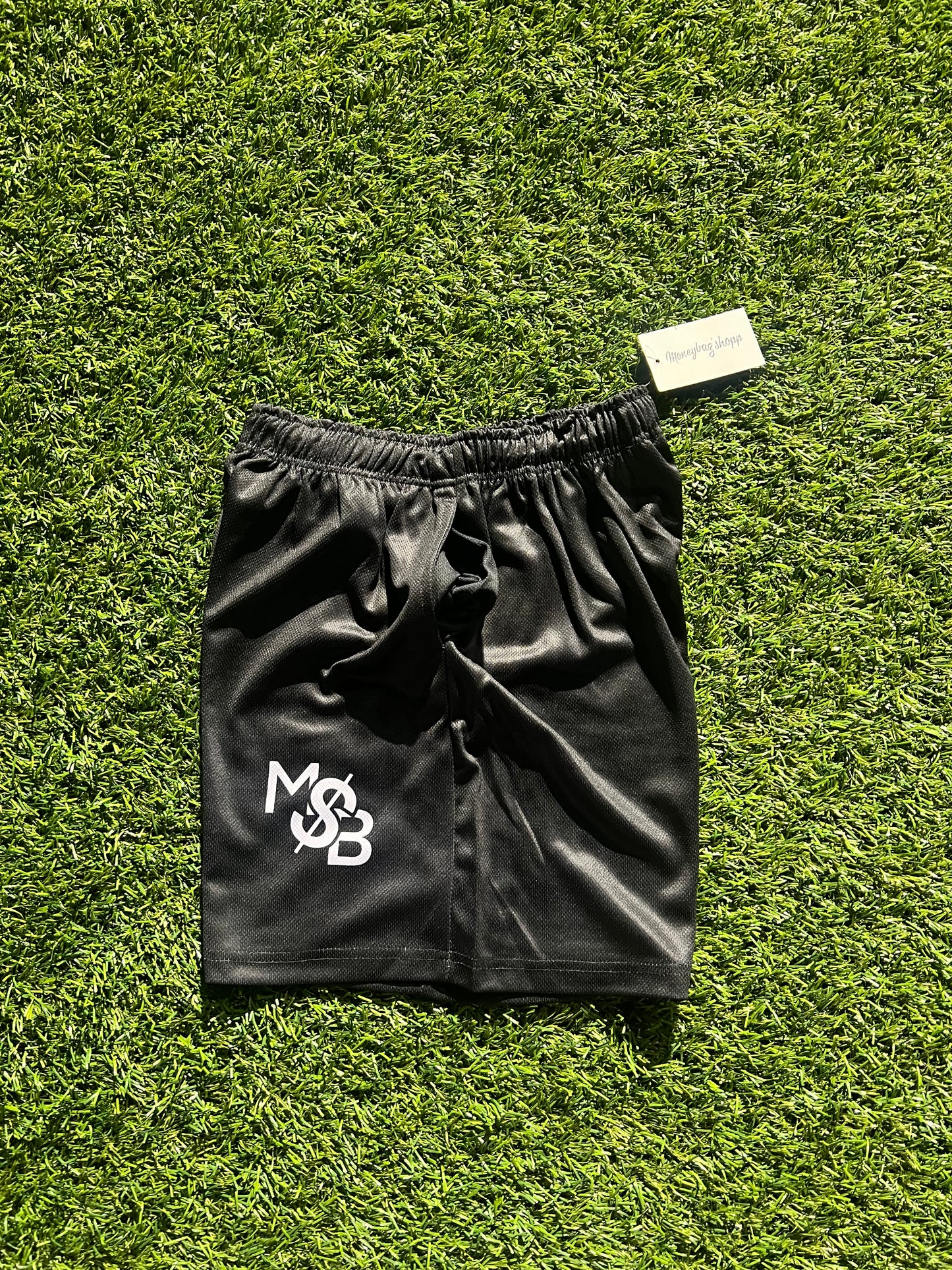 BLACK MSB MESH SHORTS