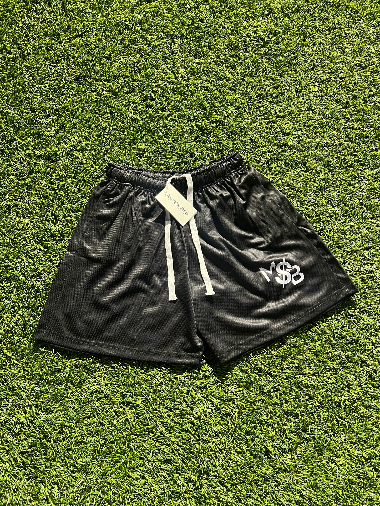 BLACK MSB MESH SHORTS