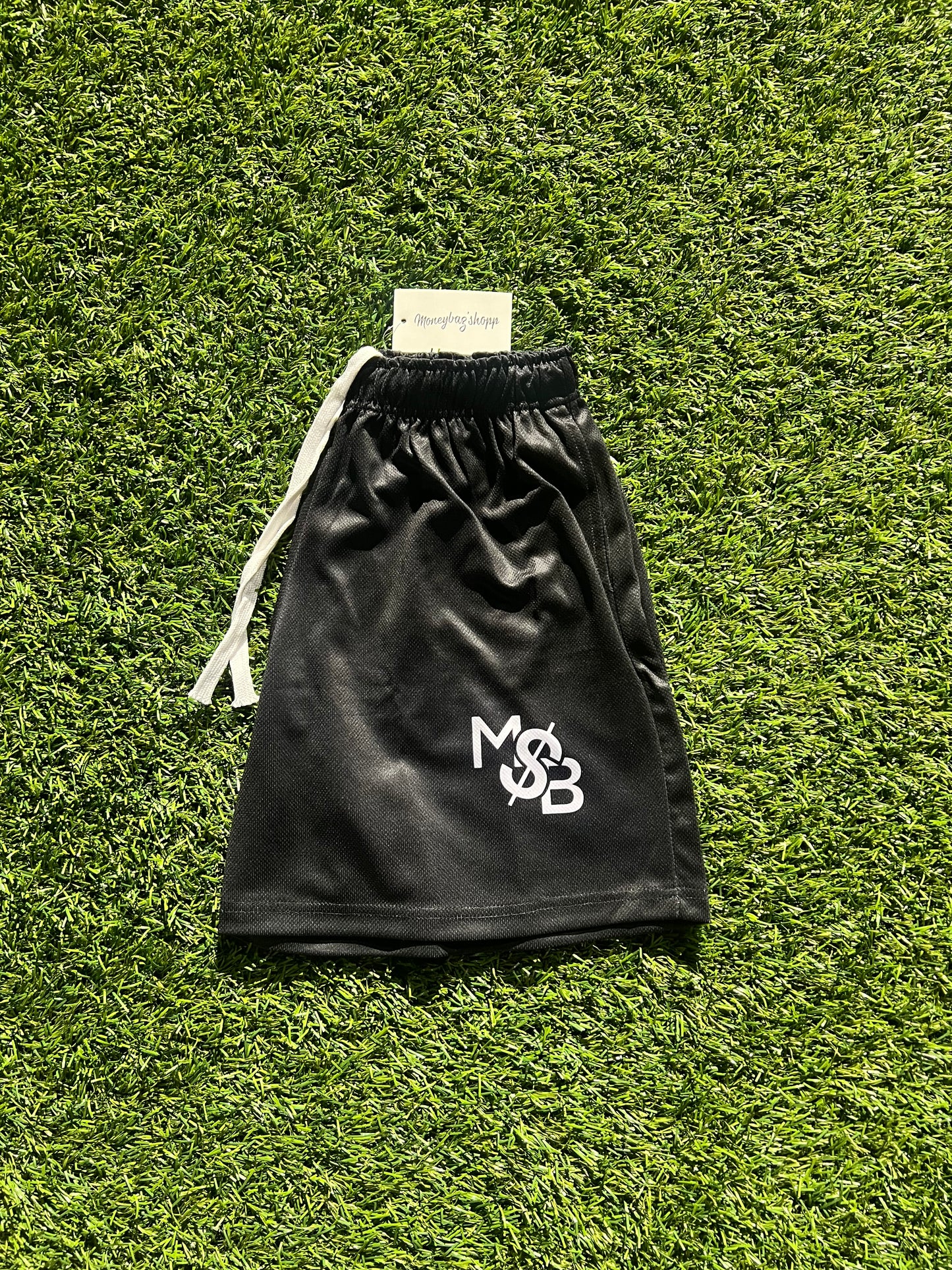 BLACK MSB MESH SHORTS